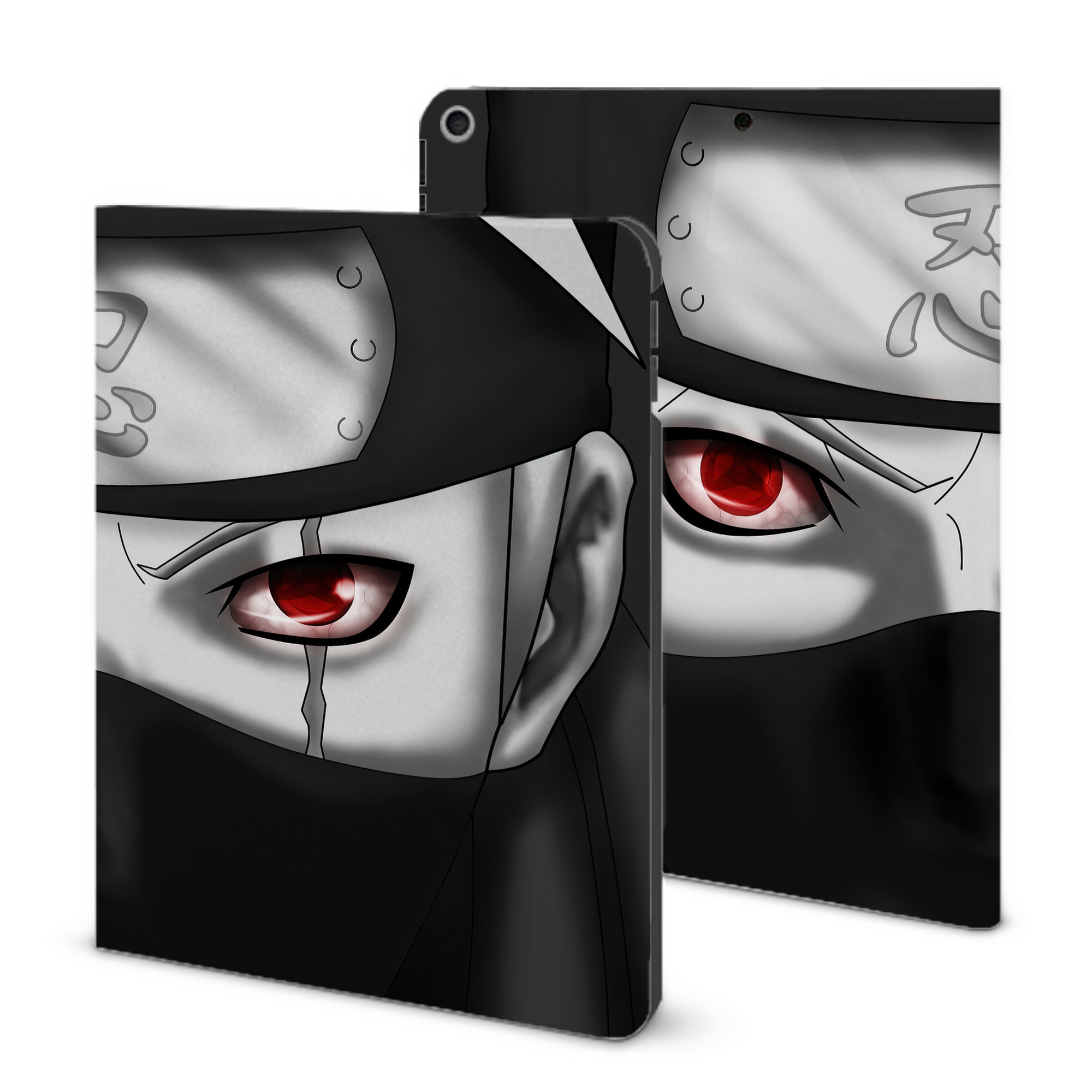 （画像用） NARUTO -ナルト- NARUTO -ナルト- 疾風伝 IPad ケース ブック型 PUレザー TPU 耐衝撃 軽量 薄型 ペン収納なし 全面保護 IPad 各モデル対応